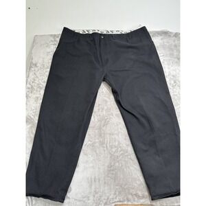Ben Davis Pants Size 58 Black Workwear Canvas Zipper Rear Pocket EUC
